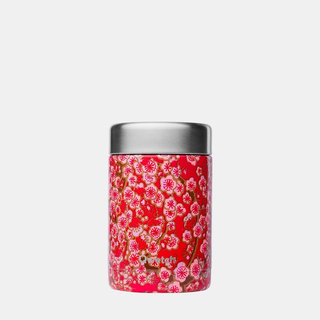 Boîte Repas Isotherme 340ml Flowers Rouge