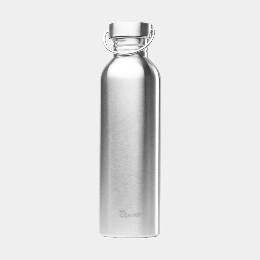 Gourde Simple Paroi 1000ml Inox Brossé