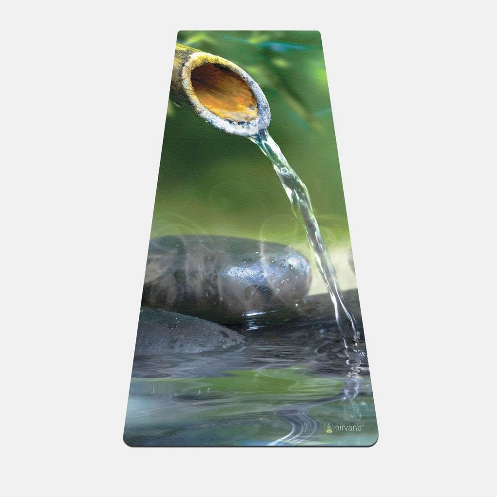 Nirvana Yoga Mat Bamboo Water Stream