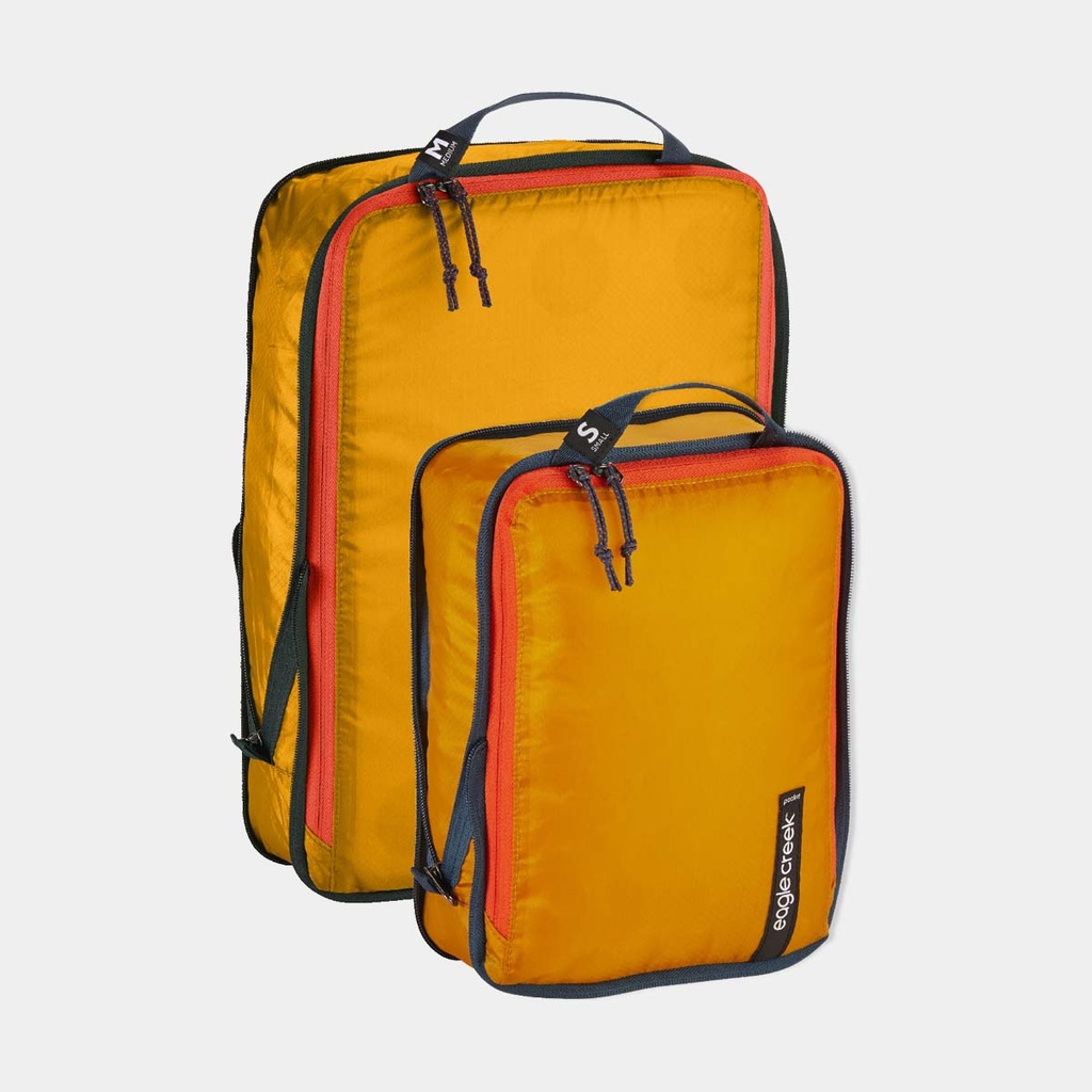 Pack-It Isolate Compression Cube Set S-M Sahara Yellow
