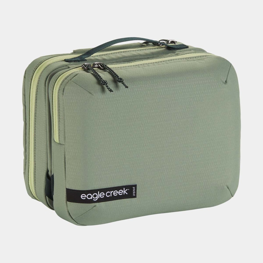 Pack-It Reveal Trifold Toiletry Kit Mossy Green