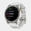 Epix Gen 2 Sapphire Titanium Silver w/ White Band 