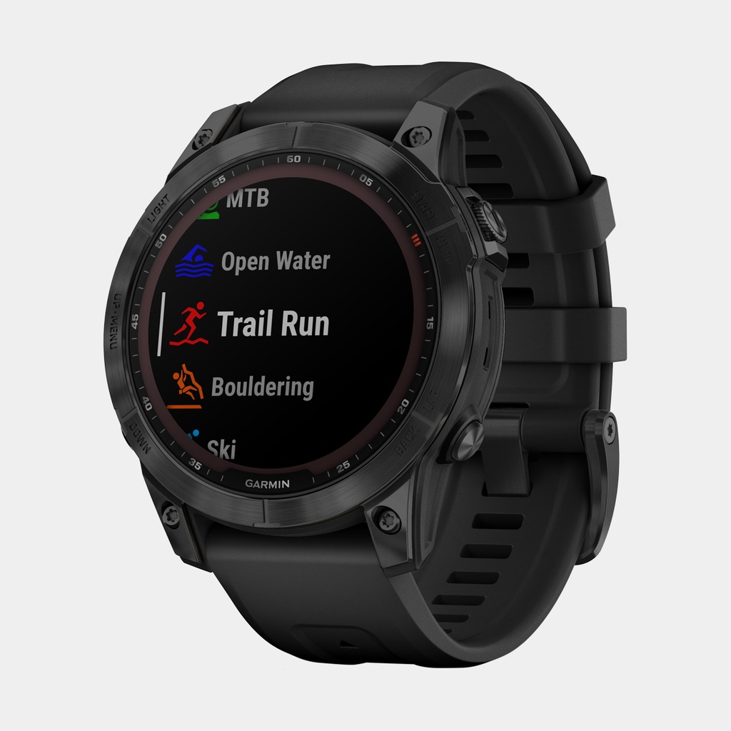 Fenix 7 Solar Sapphire Titanium Black DLC w/ Black Band