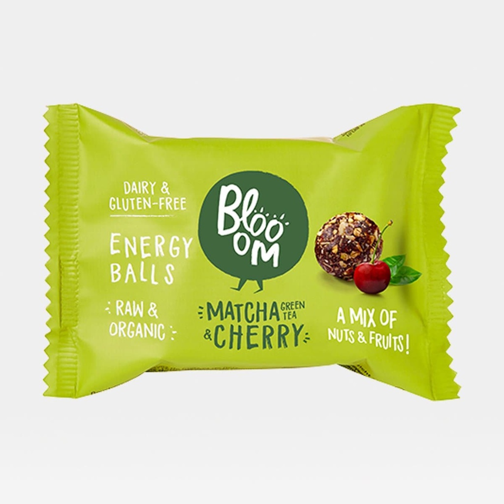 Energy Balls Matcha and Cherry