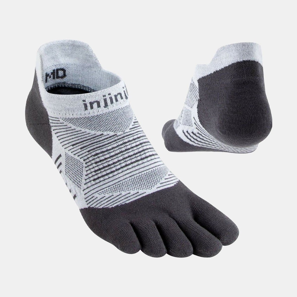 Run Lightweight No-Show Coolmax Socks (2024) Gray