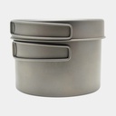 Titanium 1300ml Pot with Pan