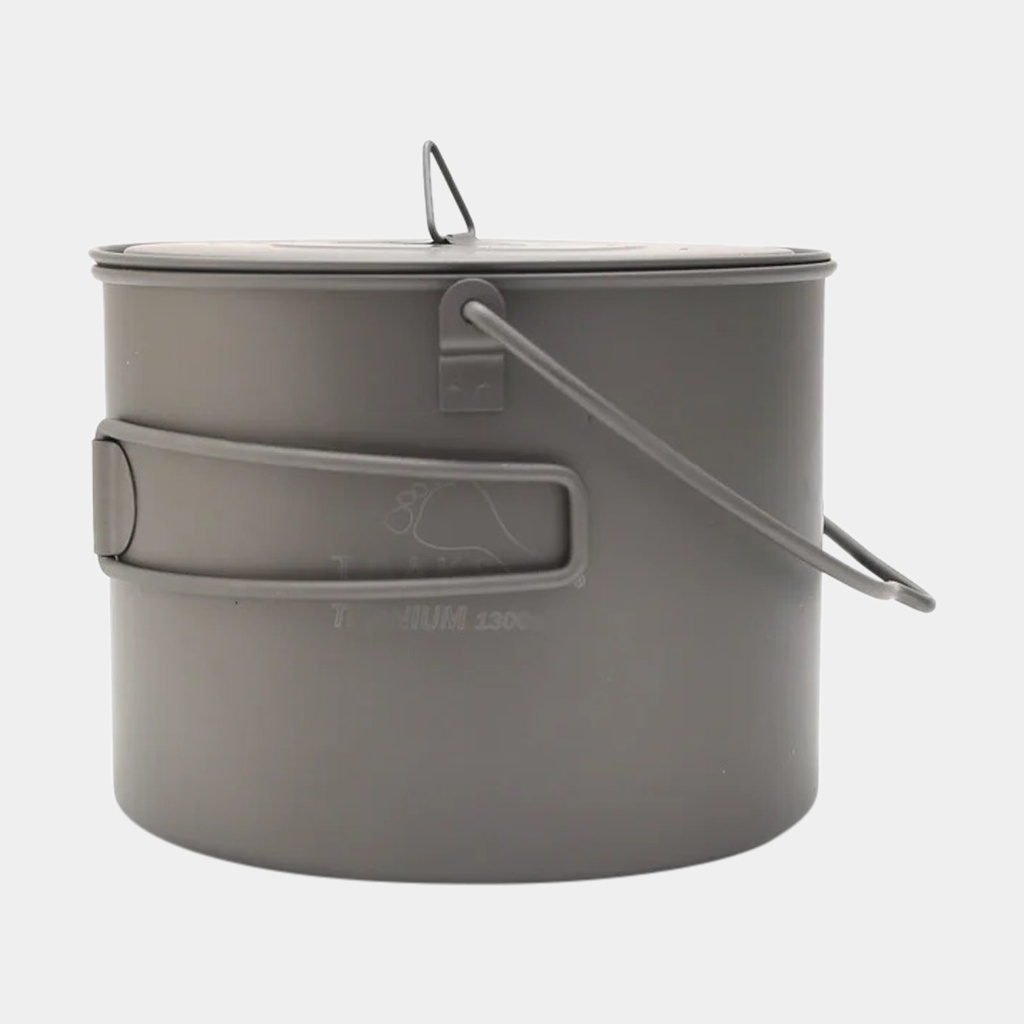 Titanium 1300ml Pot with Bail Handle