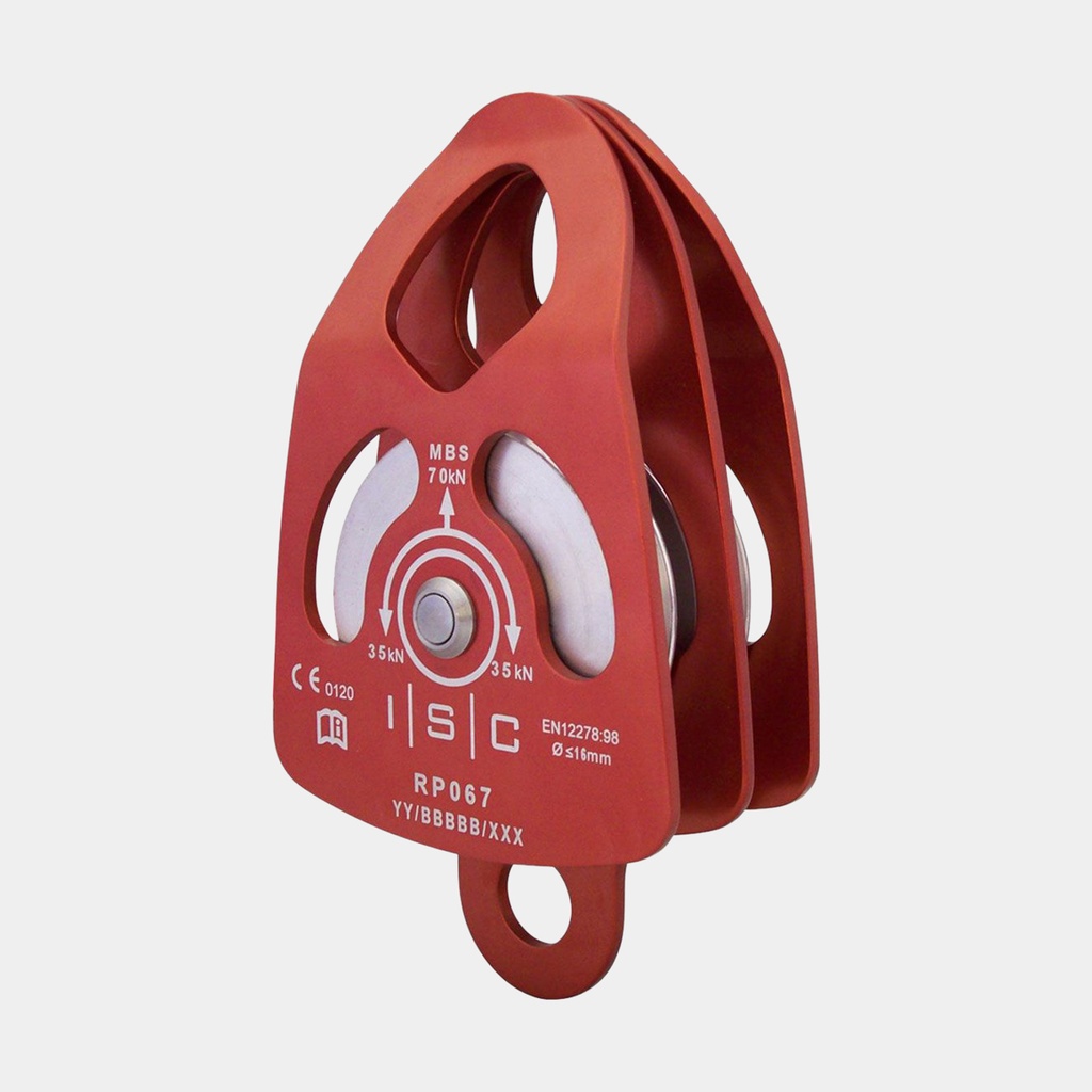 Poulie ISC Large Double Prussik Pulley 70KN