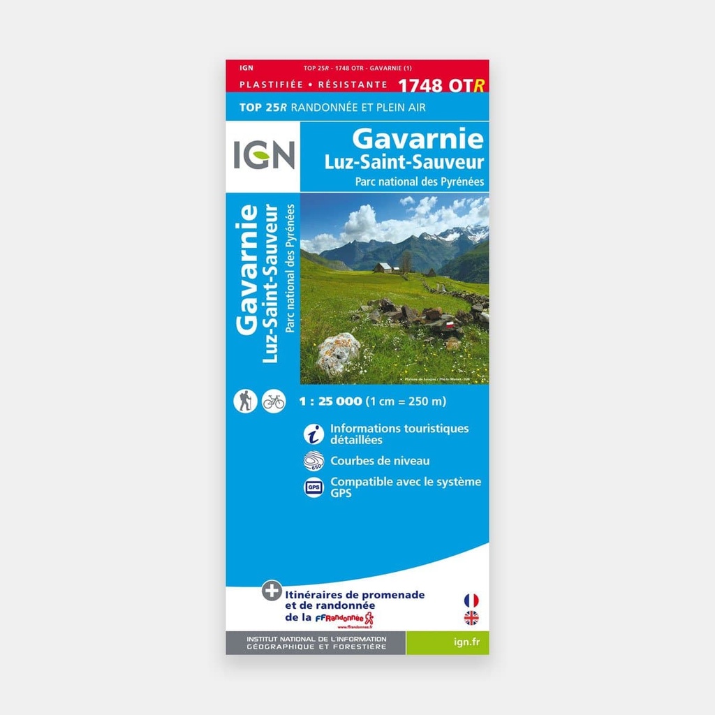 Gavarnie / Luz-St-Sauveur / PNR des Pyrénées GPS WP 1748OTR