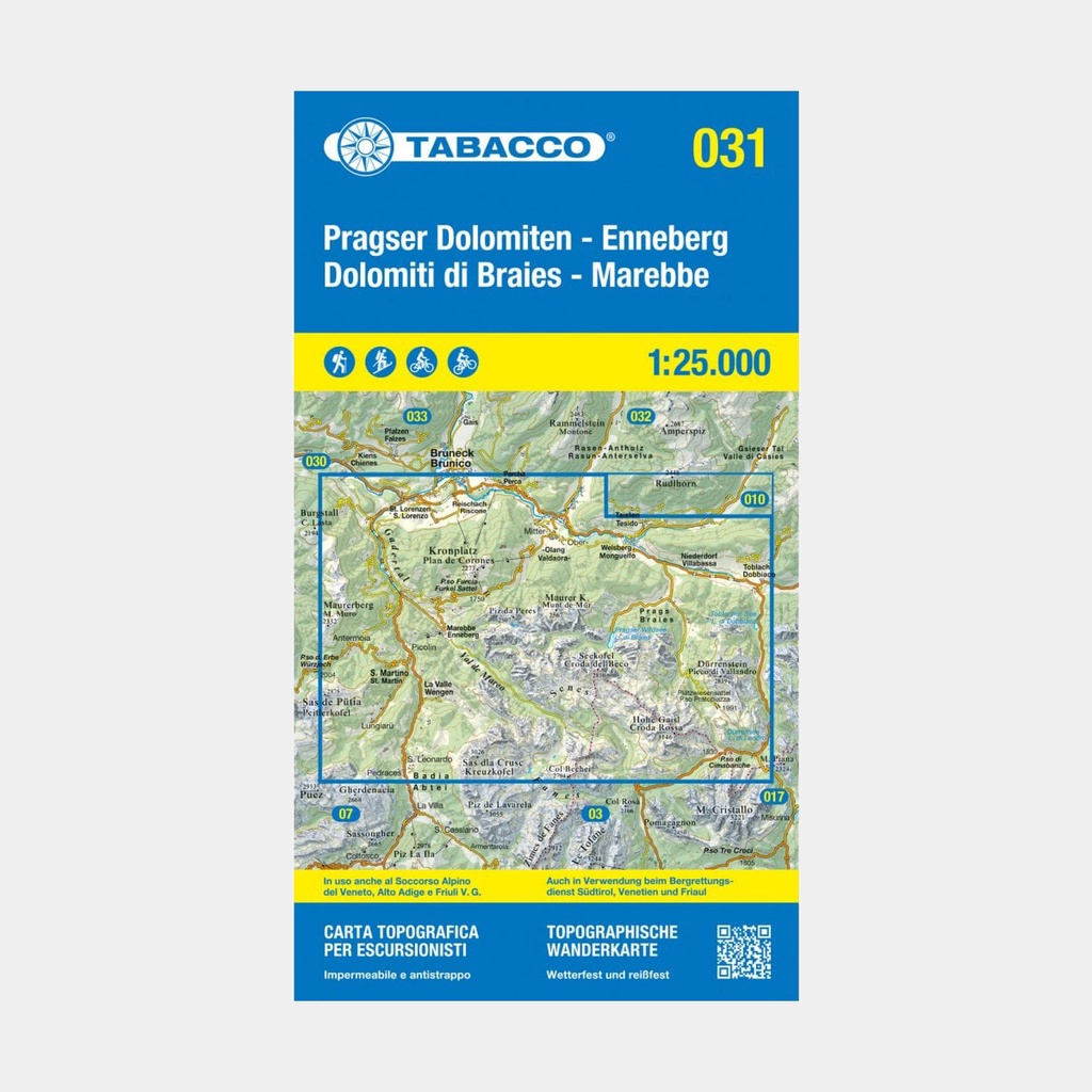 Dolomiti di Braies 031 GPS Marebbe / Pragser Dolomiten 1/25