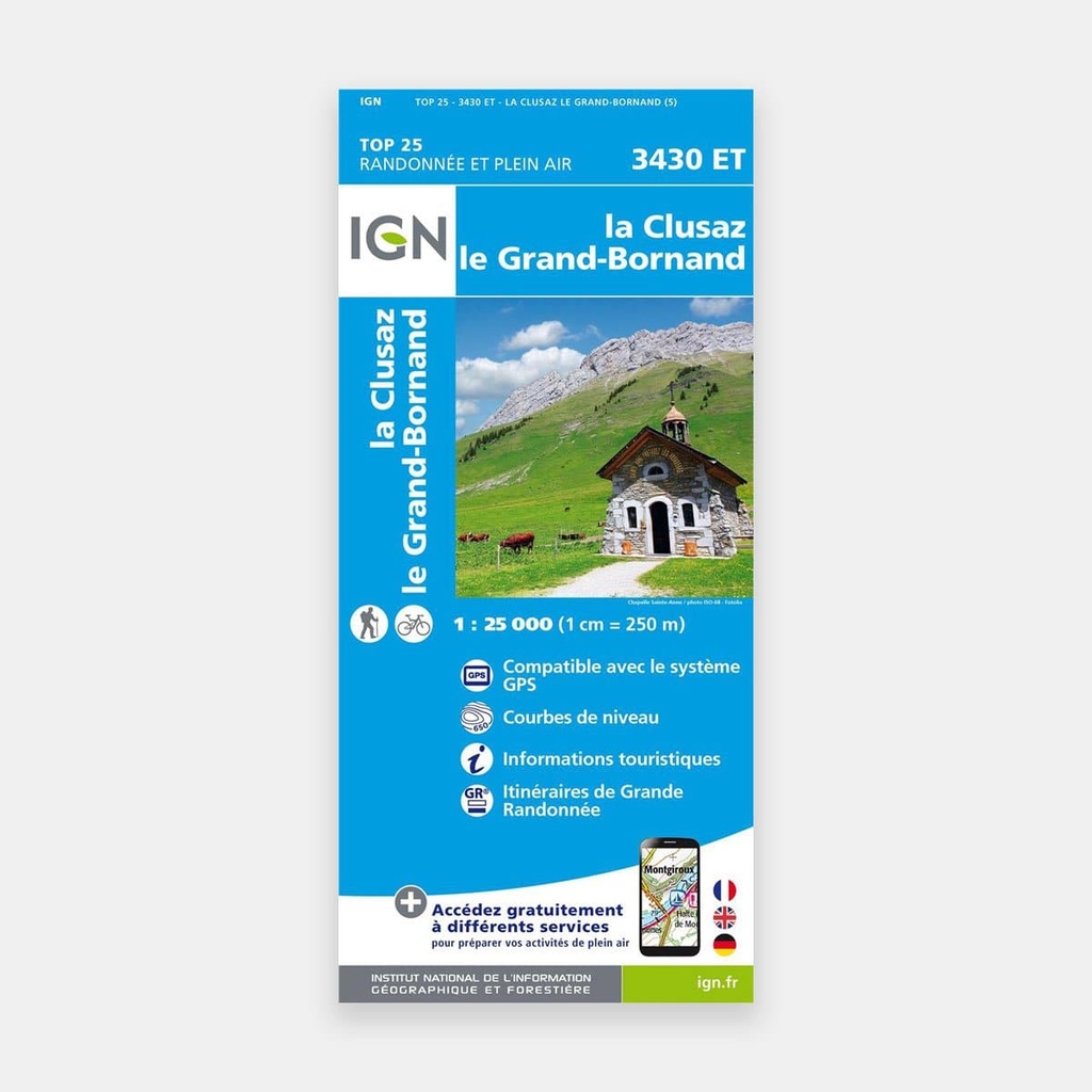 La Clusaz / Grand-Bornand GPS 1/25 3430ET