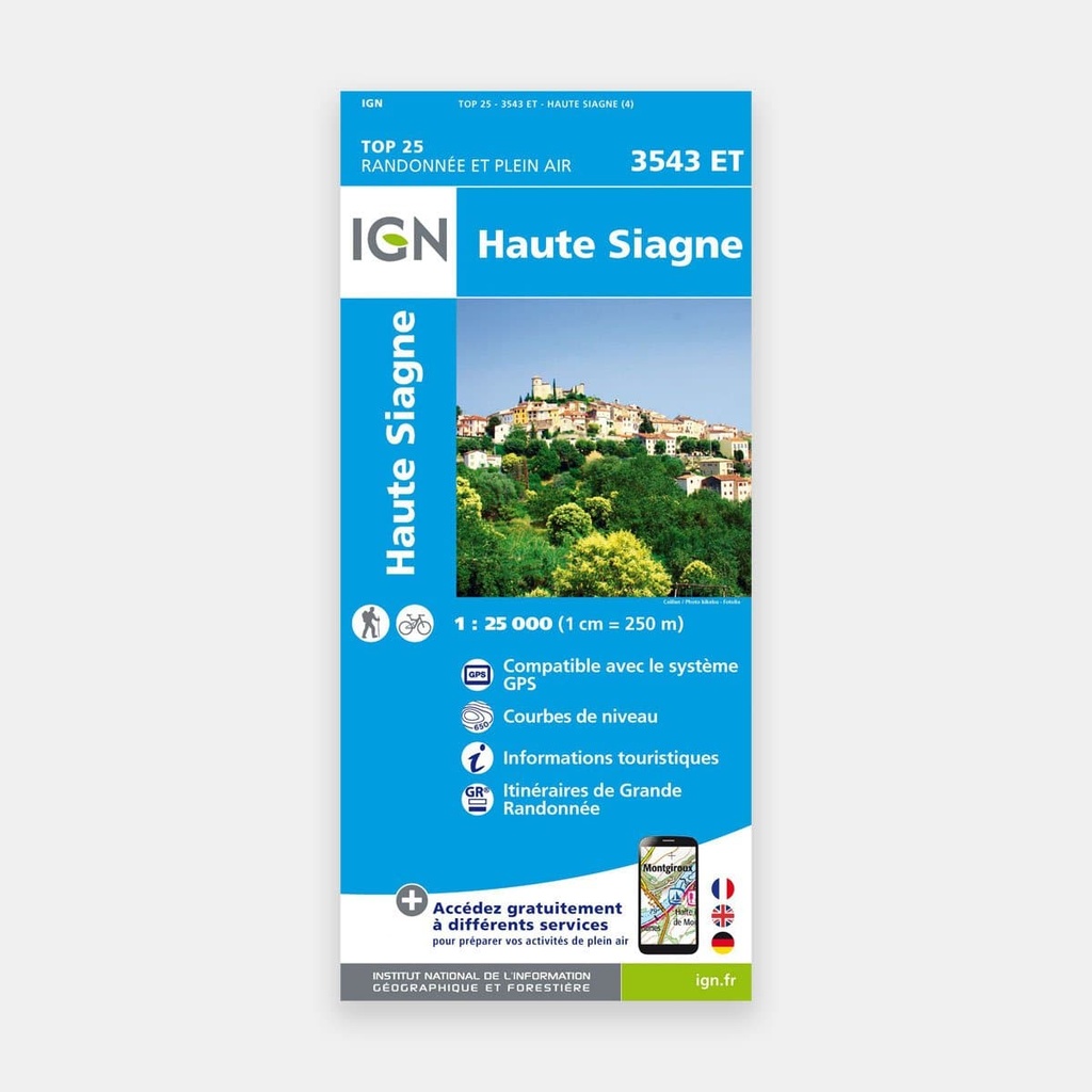 Haute Siagne GPS 1/25 3543ET