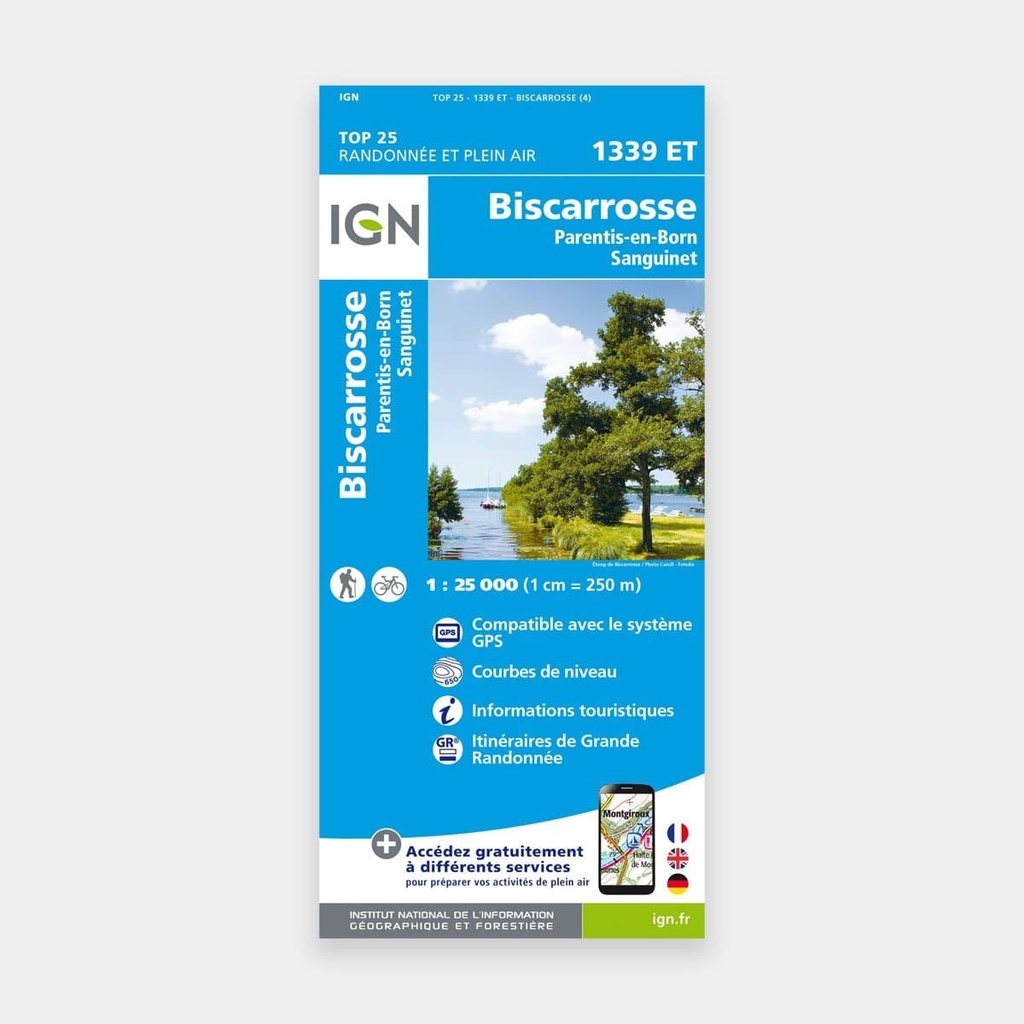 Biscarosse / Parentis-en-Born / Sanguinet GPS 1339ET