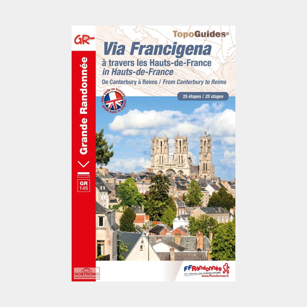 GR145 - La Via Francigena à travers le Pas-de-Calais 12 étapes