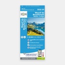 Massif du Beaufortain / Moûtiers / La Plagne GPS 1/25 3532OT