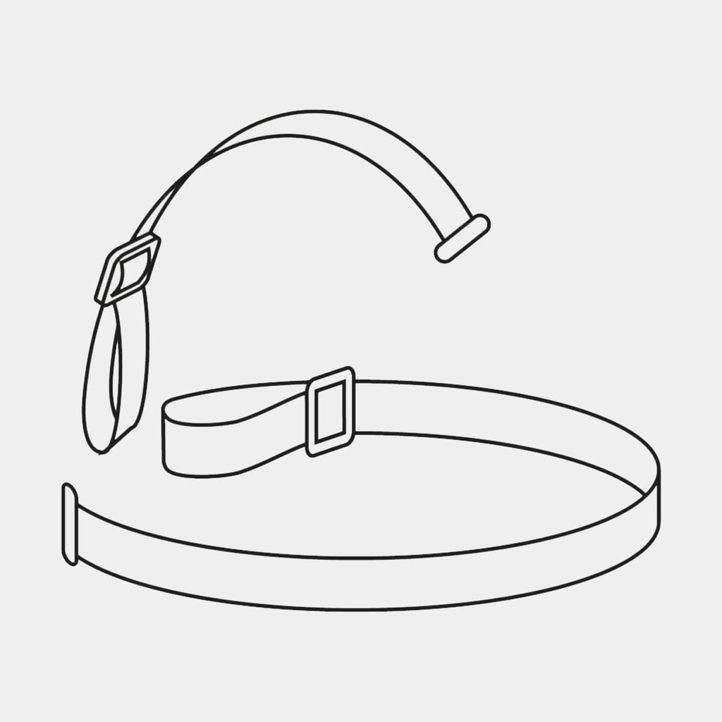 Elastique pour lampes universelles et spécialisées Noir