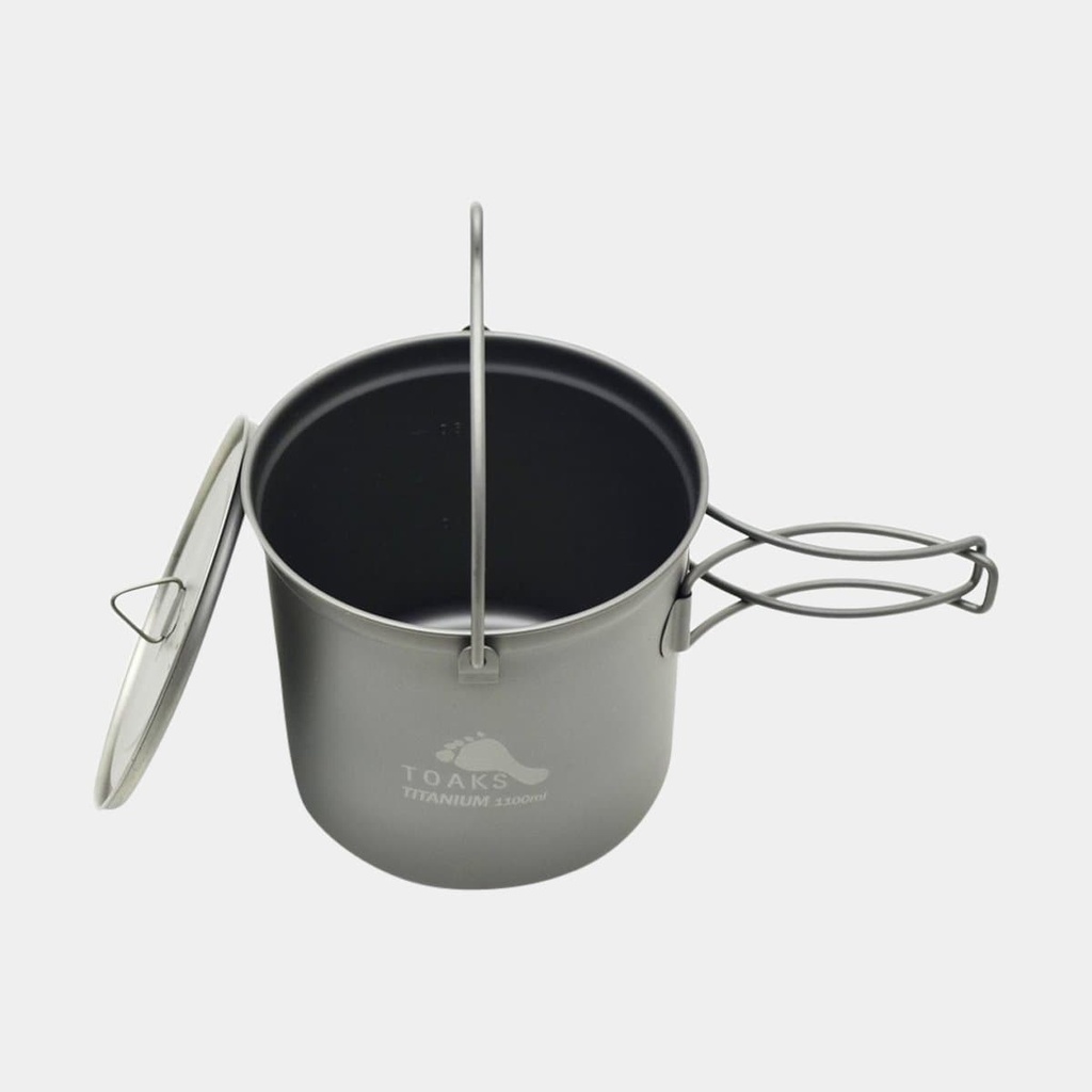 Titanium 1100ml Pot With Bail Handle