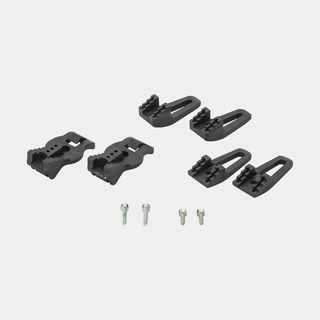 Step Adjust Oversize Hook Pair Black