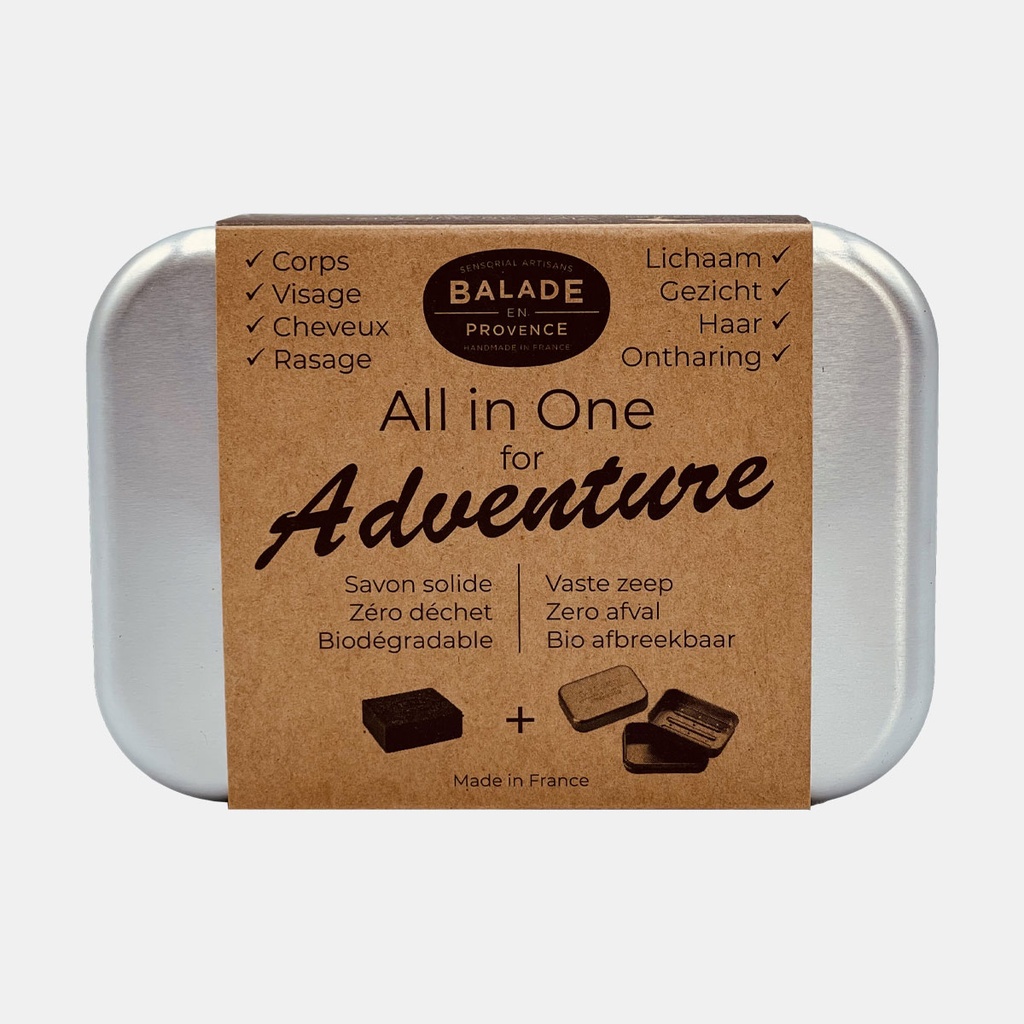 All in One for Adventure (Savon + Boîte)