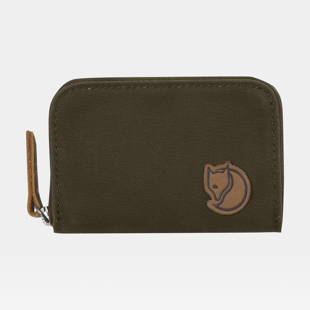 Zip Card Holder Dark Olive