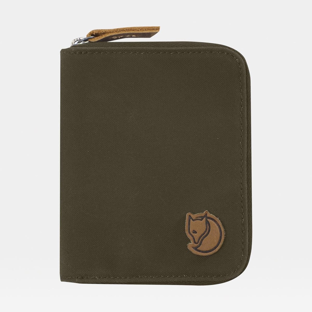Zip Wallet Dark Olive