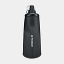 Lifestraw Peak Series Collapsible Squeeze Bottle 1L Dark Gray