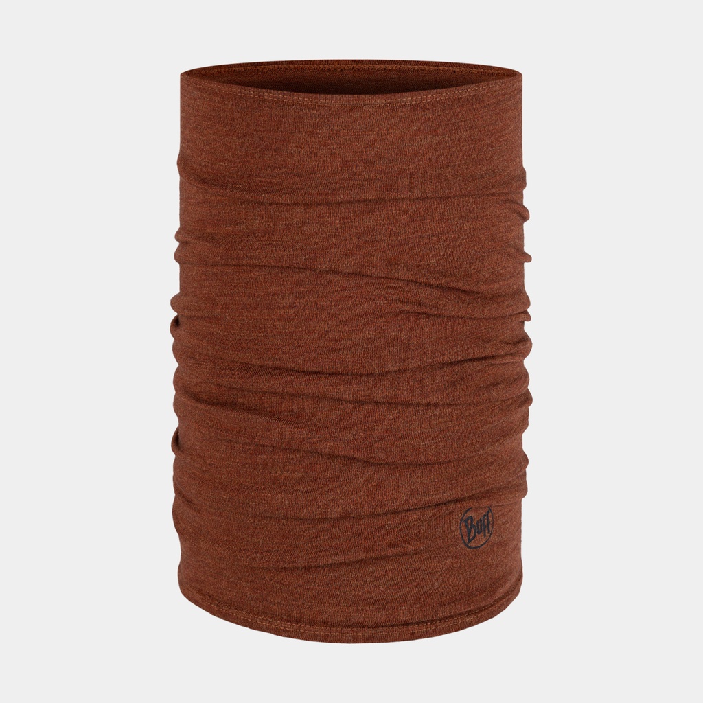 Midweight Merino Wool Tubular Melange Cinnamon