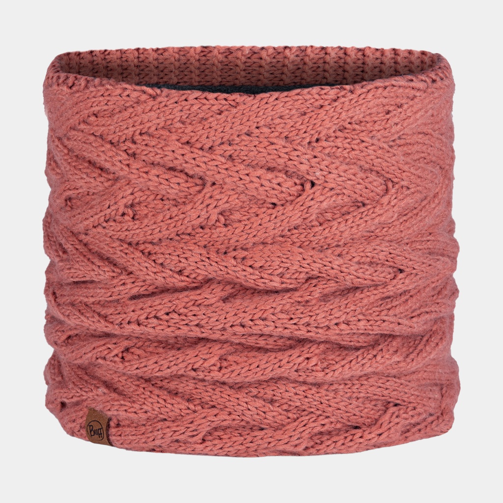 Knitted & Polar Neckwarmer Caryn Crimson