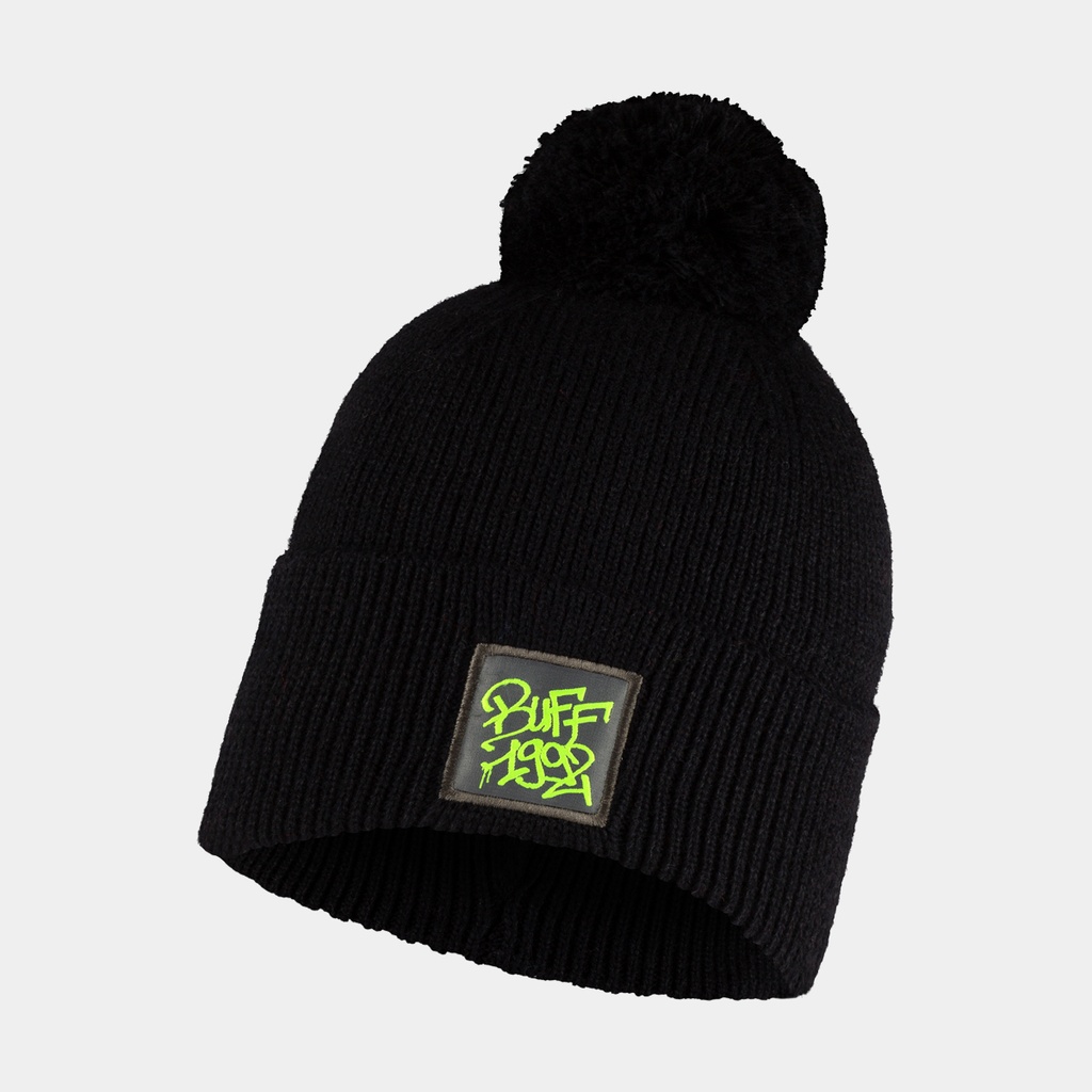 Knitted Hat Kids Deik Black