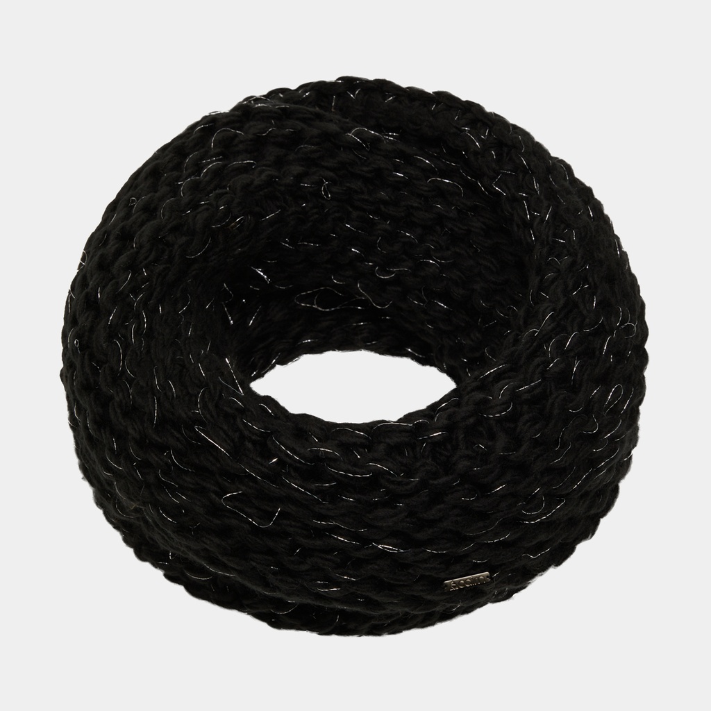 Olympe Snood Women Black Lurex