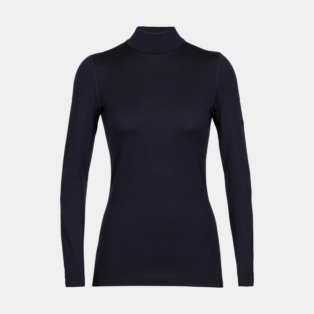 Tech Long Sleeves 260 Turtleneck Women Midnight Navy