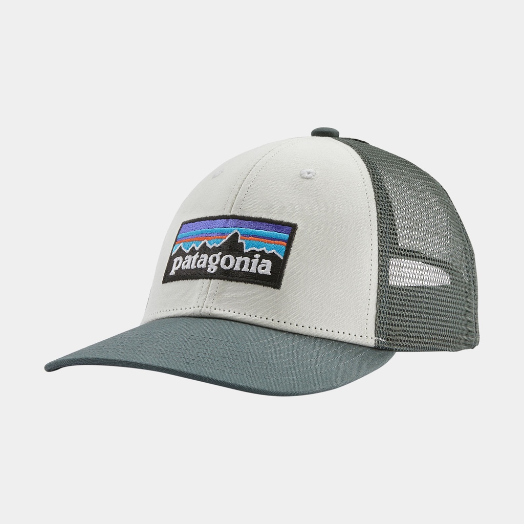P-6 Logo LoPro Trucker Hat White w/Nouveau Green