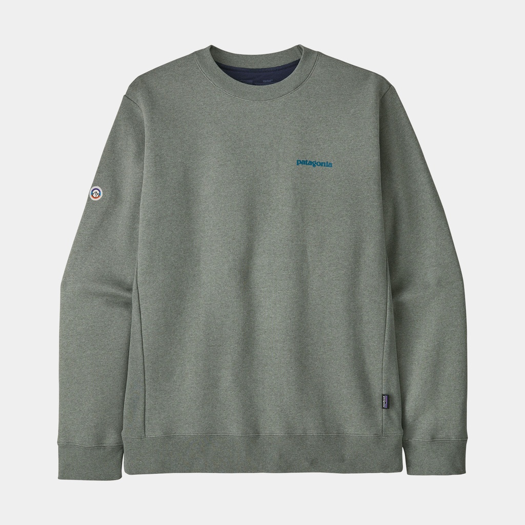 Fitz Roy Icon Uprisal Crew Sweatshirt Sleet Green