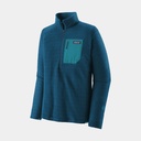 R1 Air Zip Neck Lagom Blue