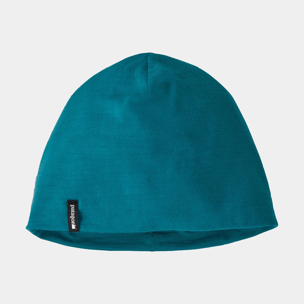 Overlook Merino Wool Liner Beanie Belay Blue