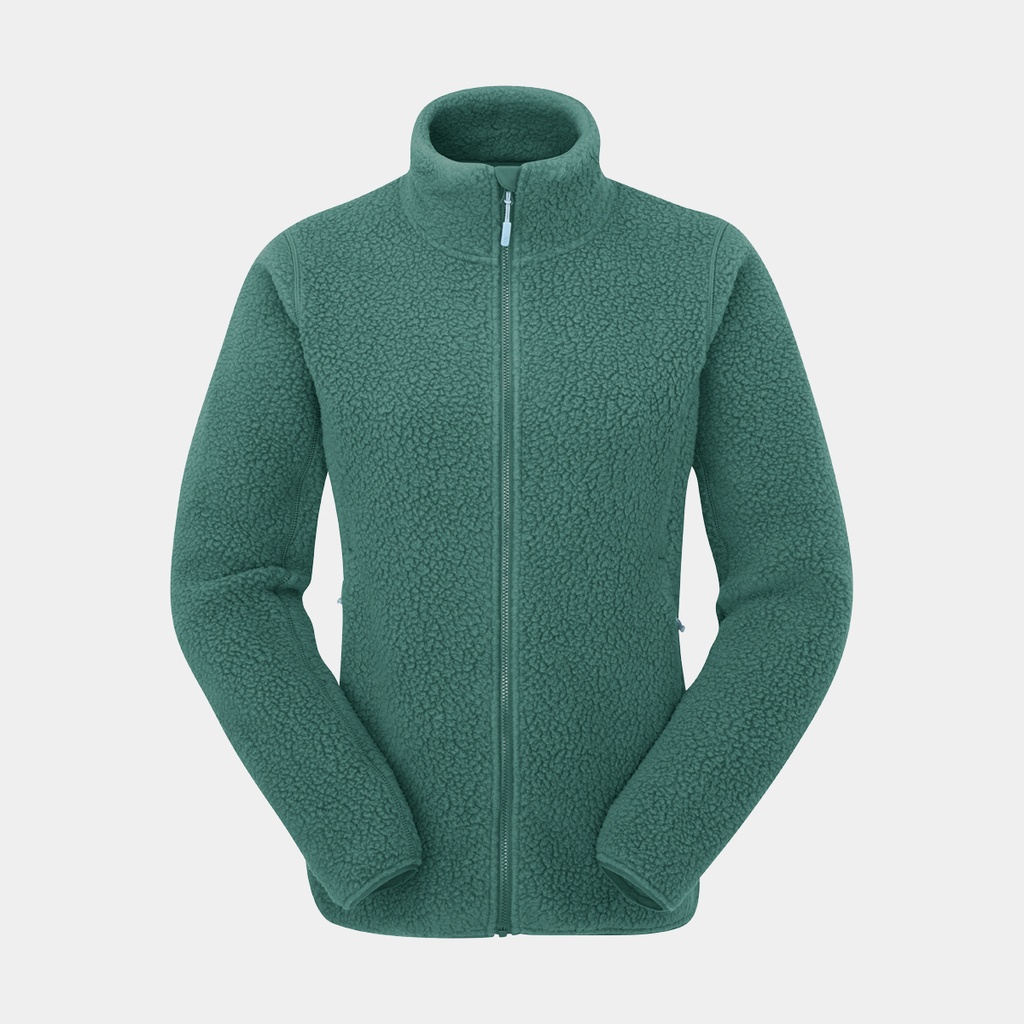 Shearling Jacket Women Eucalyptus