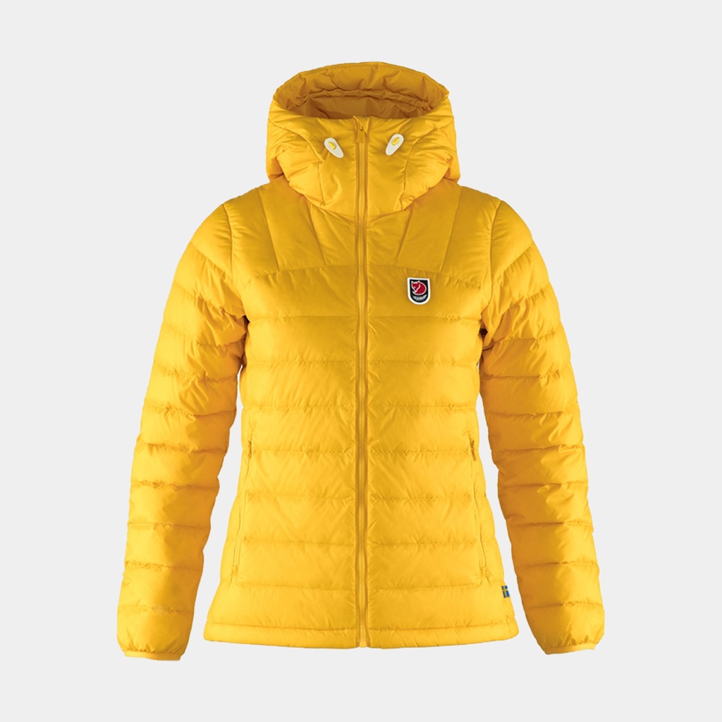 Expedition Pack Down Hoodie Women Mustard Yellow