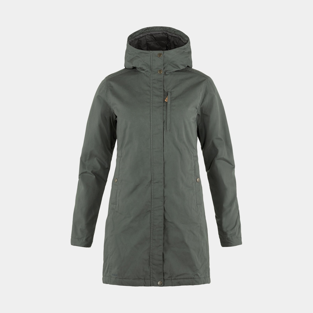 Kiruna Padded Parka Women Basalt