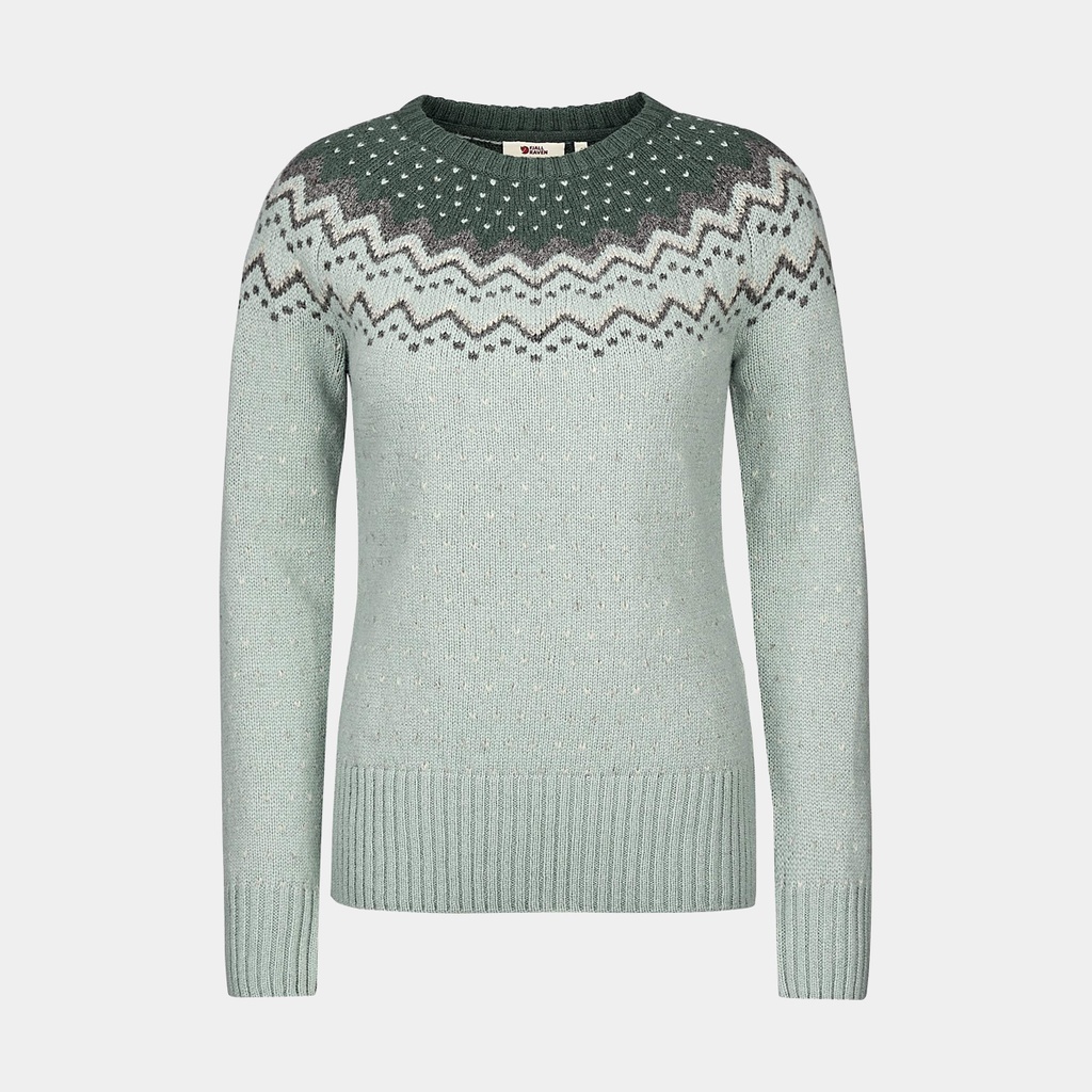 Övik Knit Sweater Women Misty Green / Deep Patina