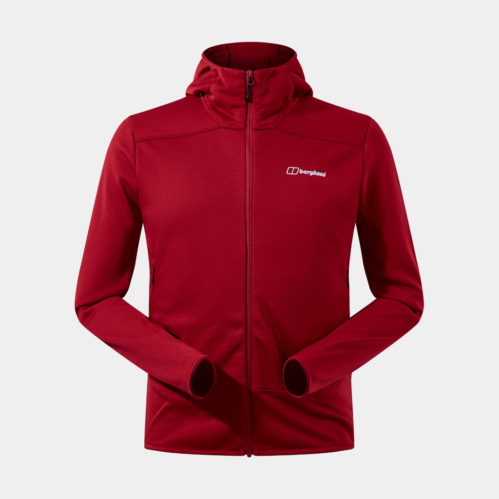 Heuberg Hoody Polartec Fleece Jacket Tall Poppy
