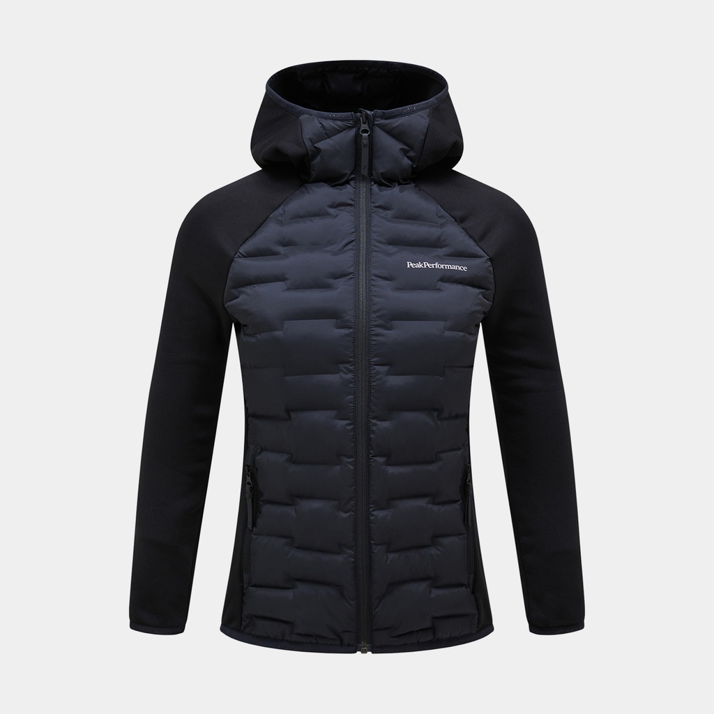 Argon Hybrid Hood Jacket Women Black