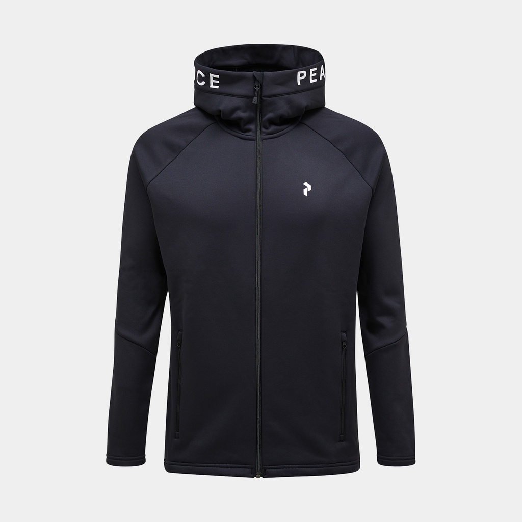 Rider Zip Hood Jacket Black