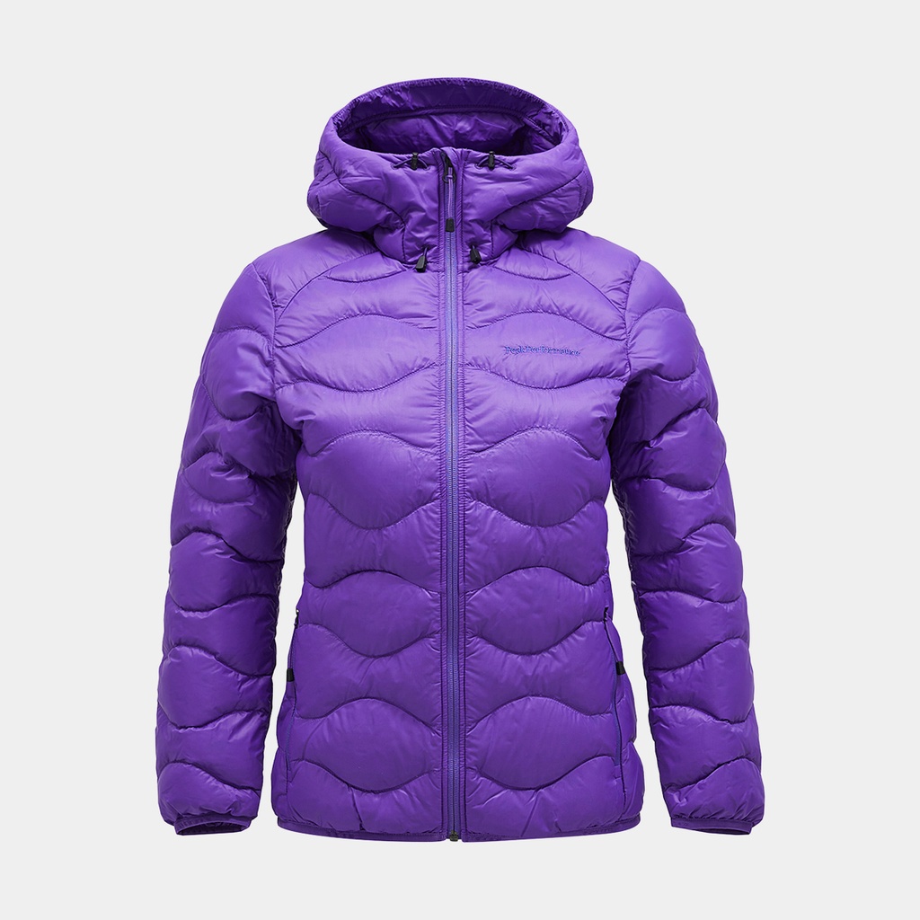 Helium Down Hood Jacket Women Royal Purple