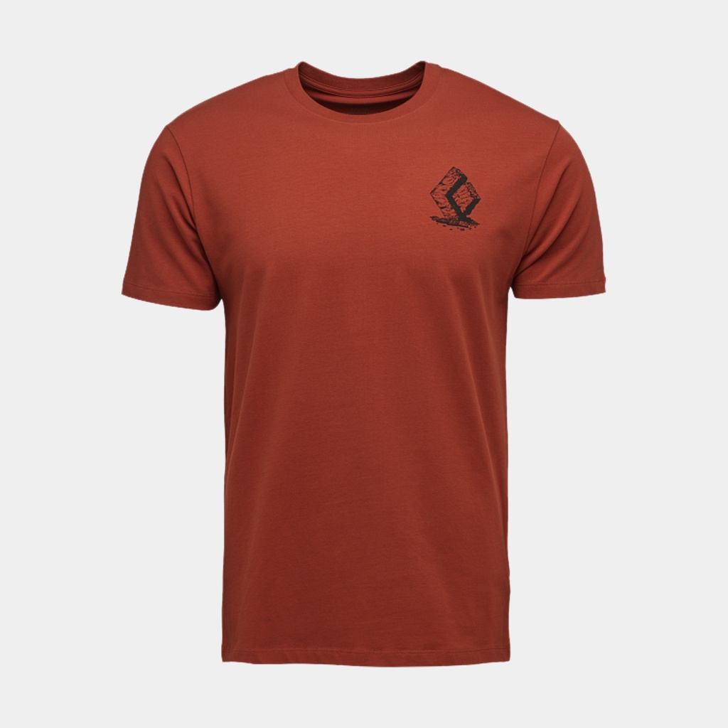 Boulder Short Sleeves Tee Burnt Sienna
