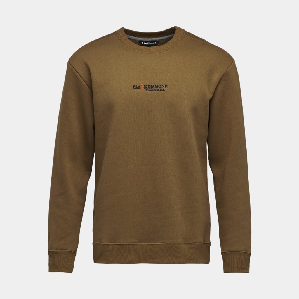 Heritage Wordmark Crewneck Dark Curry