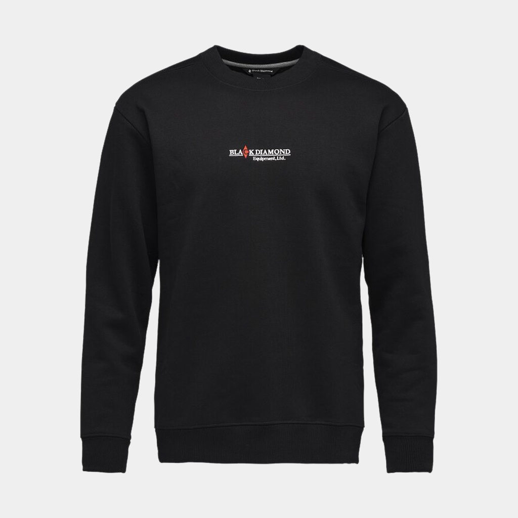 Heritage Wordmark Crewneck Black