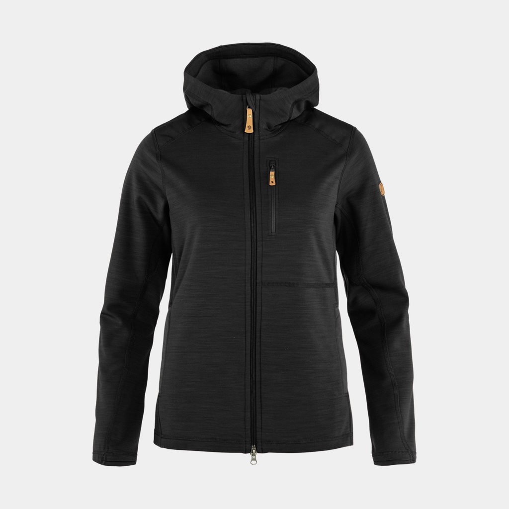 Keb Fleece Hoodie Women Black