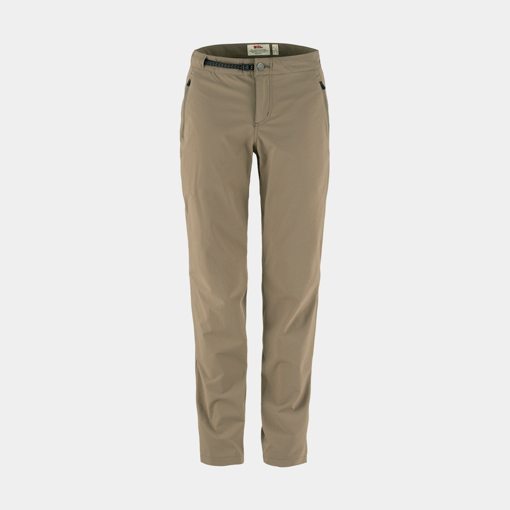 High Coast Trail Pants Women Suede Brown