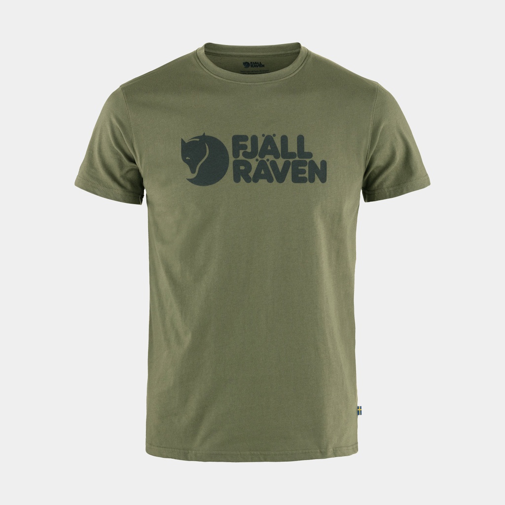 Fjällräven Logo T-shirt Laurel Green