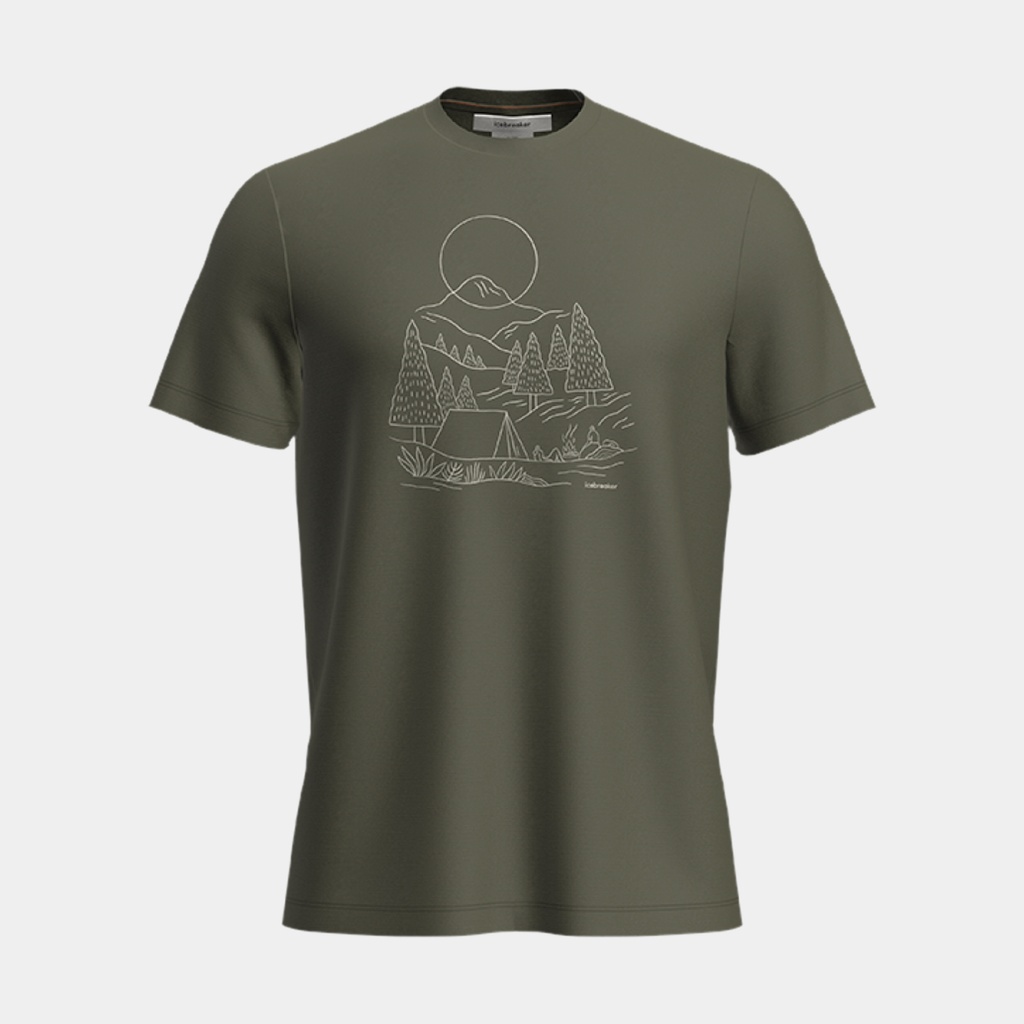 Tech Lite III Short Sleeves Tee 150 Sunset Camp Loden